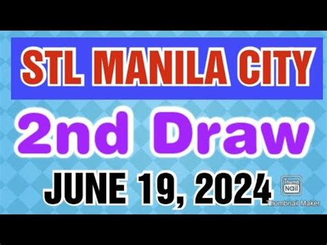stl manila result today